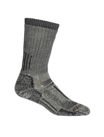 Dámské Ponožky Icebreaker Merino Mountaineer Mid Calf Šedé | CZ 1507JPQJ